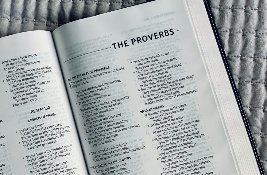 Wisdom from Proverbs